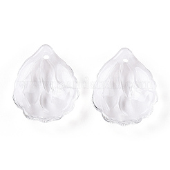 Perle di petali di vetro trasparente&nbsp;GLAA-N001-13