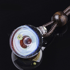 Manuelle Bunte Malerei Anhänger & Charms&nbsp;LAMP-S190-01A
