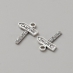 Pendentifs en alliage de style tibétain&nbsp;PALLOY-CJC0012-03AS