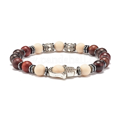 Ich liebe dich Morsecode Stretch-Armbänder Set&nbsp;BJEW-JB07352-01