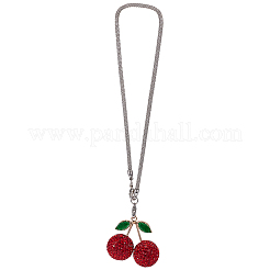 1 pendentif décoratif en alliage et strass pour voiture&nbsp;AJEW-CN0007-26