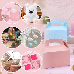 30 stücke 5 farben falten rechteck papier tragbare cupcake geschenk lagerung box&nbsp;CON-PH0003-36
