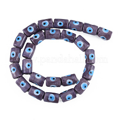 Fatti a mano a lume perle di malocchio&nbsp;LAMP-N029-013D
