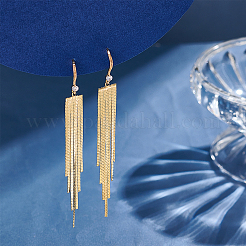 8 pendentif pompon en chaîne en laiton&nbsp;KK-BC0008-01