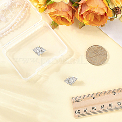 2 Stück Strass-Clip aus Legierung für dekorative Kopfhörer-Accessoires&nbsp;FIND-CP0003-61A