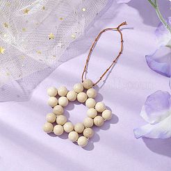 Décorations pendentif en perles fossiles naturelles étoiles&nbsp;HJEW-JM02098