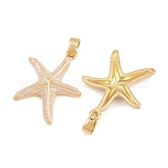 Pendentifs d'émail en laiton &nbsp;X-KK-E800-08A-G