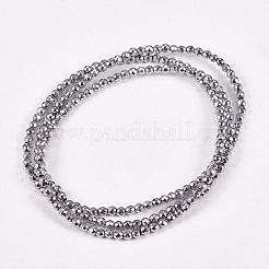 Galvanisieren unmagnetische synthetischen Hämatitkornen Stränge&nbsp;G-J169B-2mm-02