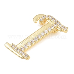 Pendentifs en laiton zircon cubique transparent&nbsp;CU-CBA8481-01G-I