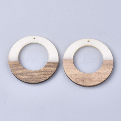 Pendentifs en résine & en bois&nbsp;RESI-S358-29A-01