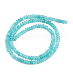 Chapelets de perles de jade blanche naturelle&nbsp;G-L635-A02-4x2mm-08