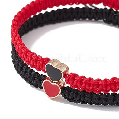2 fil de nylon tressé de 2 couleurs.&nbsp;BJEW-JB09768