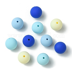 Gummierte Stil undurchsichtige Acrylperlen&nbsp;MACR-CJC0009-02D
