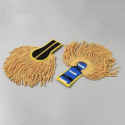 Épaulettes en polyester&nbsp;DIY-WH0671-422B