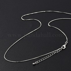 Messing-Kettenhalsketten für Damen&nbsp;NJEW-D302-42P