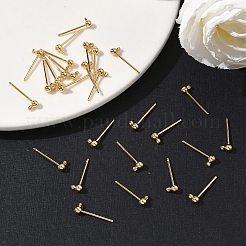 Shegrace Messing-Rundkugel-Ohrstecker-Verschlüsse&nbsp;XGR0050G-38G