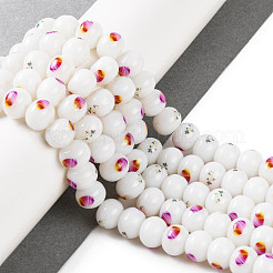 Bedrucken von Glasperlen zur Herstellung von Halsketten und Armbändern&nbsp;GLAA-B020-03A-05