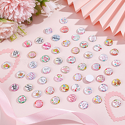 1 sachet de cabochons en verre&nbsp;GGLA-PH0001-41A