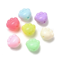 Opake Legierung Perlen, Fuß, Mischfarbe, 11x10x9.5 mm, Bohrung: 1.6 mm, ca. 819 Stk. / 500 g