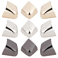 GORGECRAFT 6PCS 3 Colors Metal Shoes Pointed Protector Solid Color High Heels Toe Cap Elegant High Heels Tip Cover Durable Shoes Tips Cap for Shoes Protection Repair