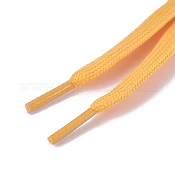 Cordons polyester, lacet, cordon de serrage, orange, 9mm,  environ 60 cm / chapelet 