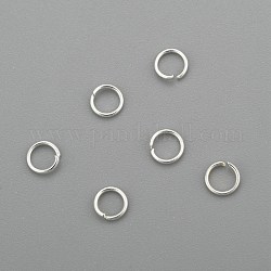 304 Stainless Steel Jump Rings, Open Jump Rings, Silver, 24 Gauge, 3.5x0.5mm, Inner Diameter: 2.5mm