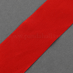 Single Face Satin Ribbon, Polyester Ribbon, Red, 1-5/8 inch(40mm), about 100yards/roll(91.44m/roll)