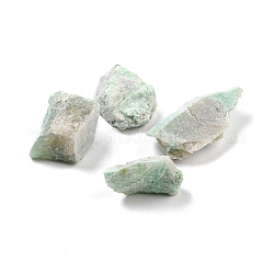 Grobe natürliche grüne Mondsteinperlen, kein Loch / ungekratzt, Nuggets, 25~47x23~28x15~17 mm, ca. 3~4 Stk. / Beutel