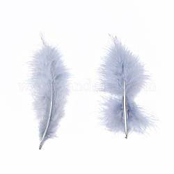 Fashion Feather Costume Accessories, Light Steel Blue, 120~190x30~56mm, about 400~500pcs/bag