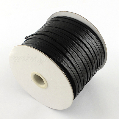 Cordon plat en polyester ciré coréen&nbsp;YC-6MMF-706-1