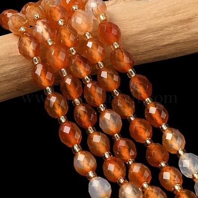 Natürlichen Karneol-Perlen Stränge&nbsp;G-F809-A51-01-1