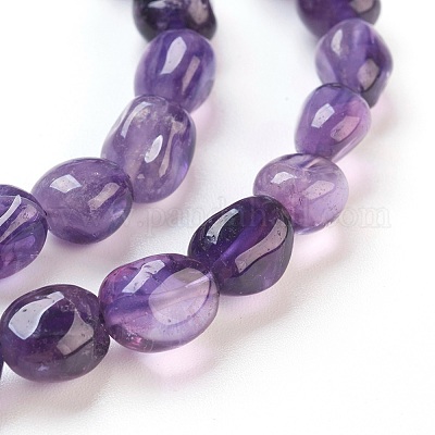 Natürlichen Amethyst Perlen Stränge&nbsp;G-F575-01B-1