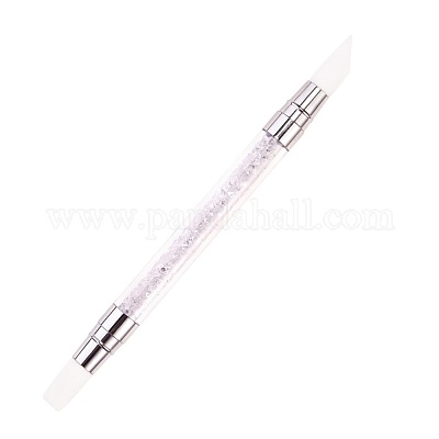 Wholesale Double Head Silicone Nail Art Sculpture Pen Brushes(Head Shape  Random Delivery) 