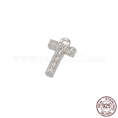 925 Sterling Silber Stempel Charms - 6 Stück Sechseck Anhänger Für DIY Schmuck