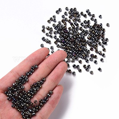 6/0 perles de rocaille en verre&nbsp;SEED-A009-4mm-602-1