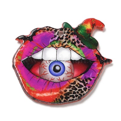 Pendentifs acryliques d'halloween&nbsp;MACR-K330-23E-1