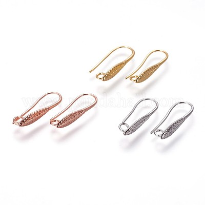 Ganci di orecchini in ottone&nbsp;KK-L177-26-1