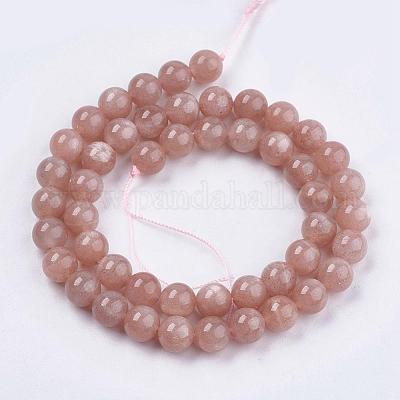 Natürliche sunstone Perlen Stränge&nbsp;G-J157-10mm-07-1