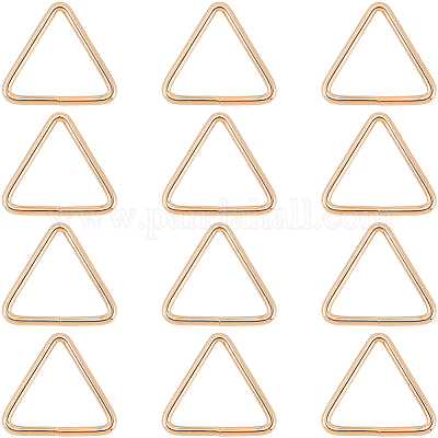 12 pz anelli di collegamento in ferro triangolari&nbsp;IFIN-CP0002-96LG-1