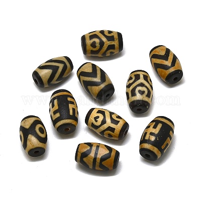 Perles de style tibétain&nbsp;TDZI-D010-02H-08-1