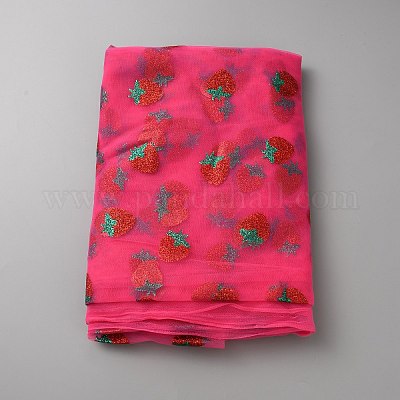 Polyester-Gaze-Stoff&nbsp;DIY-WH0759-43-1