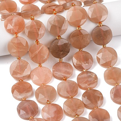 Natürliche sunstone Perlen Stränge&nbsp;G-L654-N01-01-1
