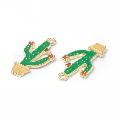 Pendentifs d'émail en alliage&nbsp;ENAM-G212-08G-02-1