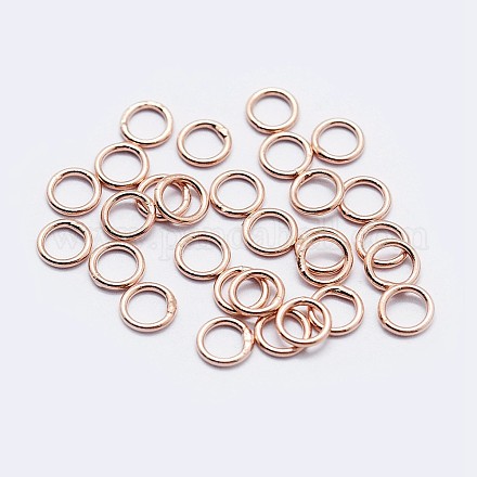 925 anillos redondos de plata esterlina STER-F036-03RG-0.8x4-1