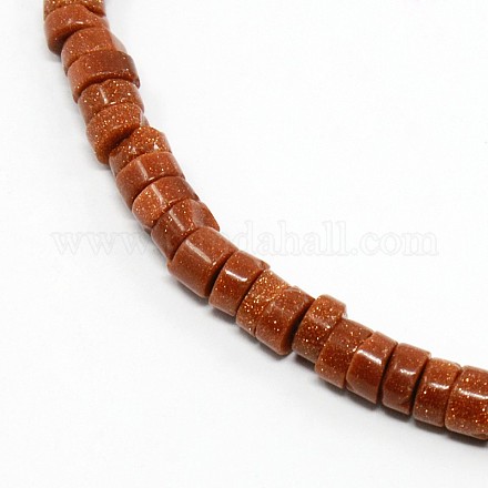 Synthetic Goldstone Beads Strands G-N0043-5mm-04-1