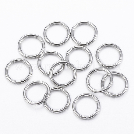 304 Stainless Steel Open Jump Rings X-STAS-H555-10P-1