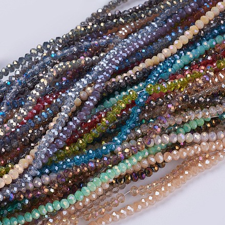 Chapelets de perles en verre GLAA-F077-1