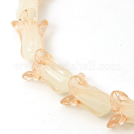Handgemachte Murano Glas Perlen Stränge LAMP-G071-02-1