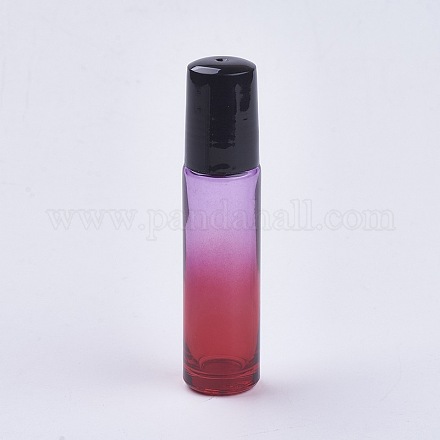 Bouteilles à billes vides d'huile essentielle de couleur dégradée en verre de 10 ml MRMJ-WH0011-B04-10ml-1
