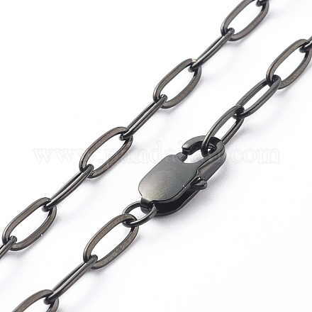 Cable de cadena de collares 304 acero inoxidable NJEW-JN03628-01-1
